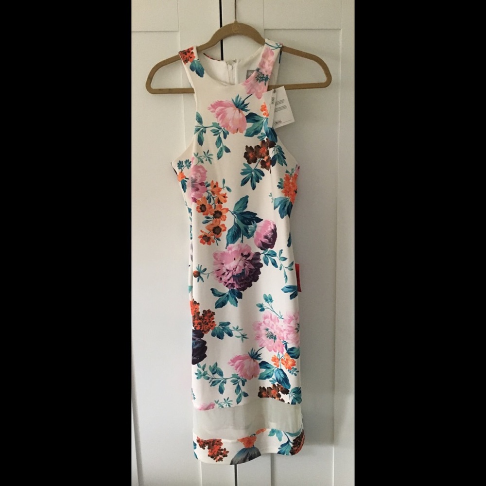 ASOS Mesh Panel Cutaway Neck Body-Con Midi Dress